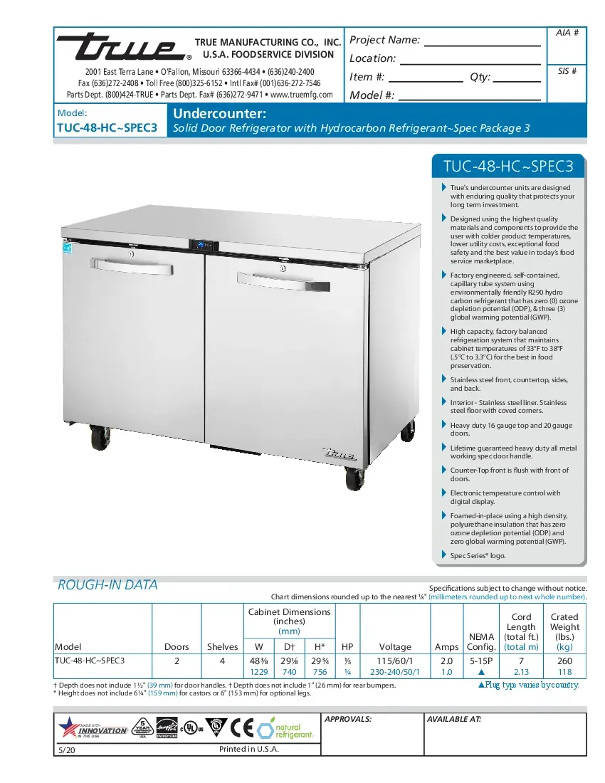 true-manufacturing-tuc-48-hc-spec3-refrigerator-undercounter-reach-in-115v-260719w28qlz.pdf
