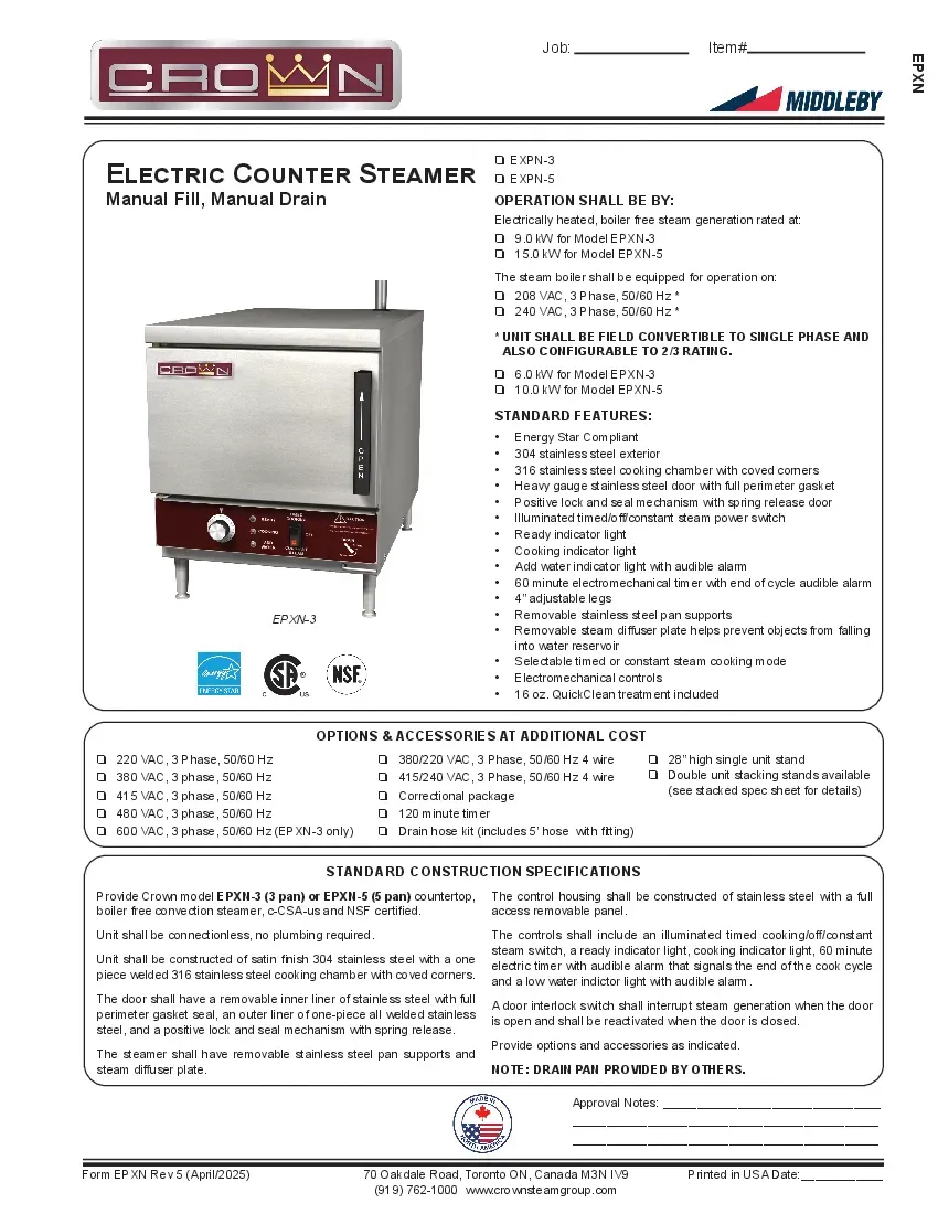 crown-steam-epxn-3-3-pan-electric-steamer-specsheet-260503myylqh.pdf