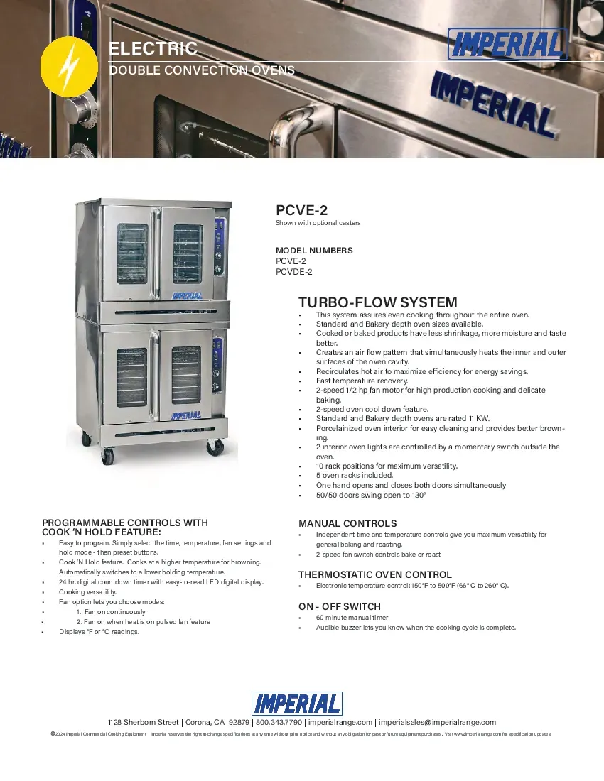imperial-range-pcvde-2-208v-1ph-convection-oven-electric-specsheet-2602156ie5xd.pdf