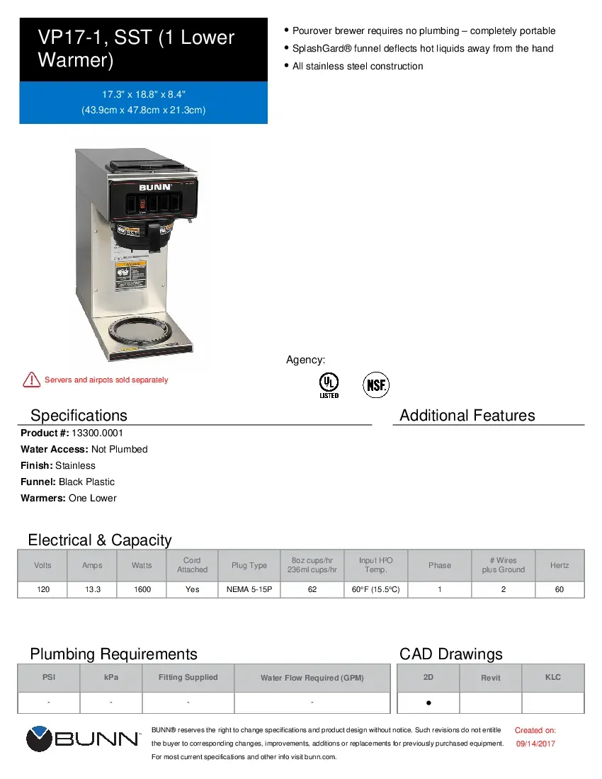 bunn-13300-0001-coffee-brewer-for-decanters-3-8-gallon-per-hour-specsheet-2607197sh53w.pdf