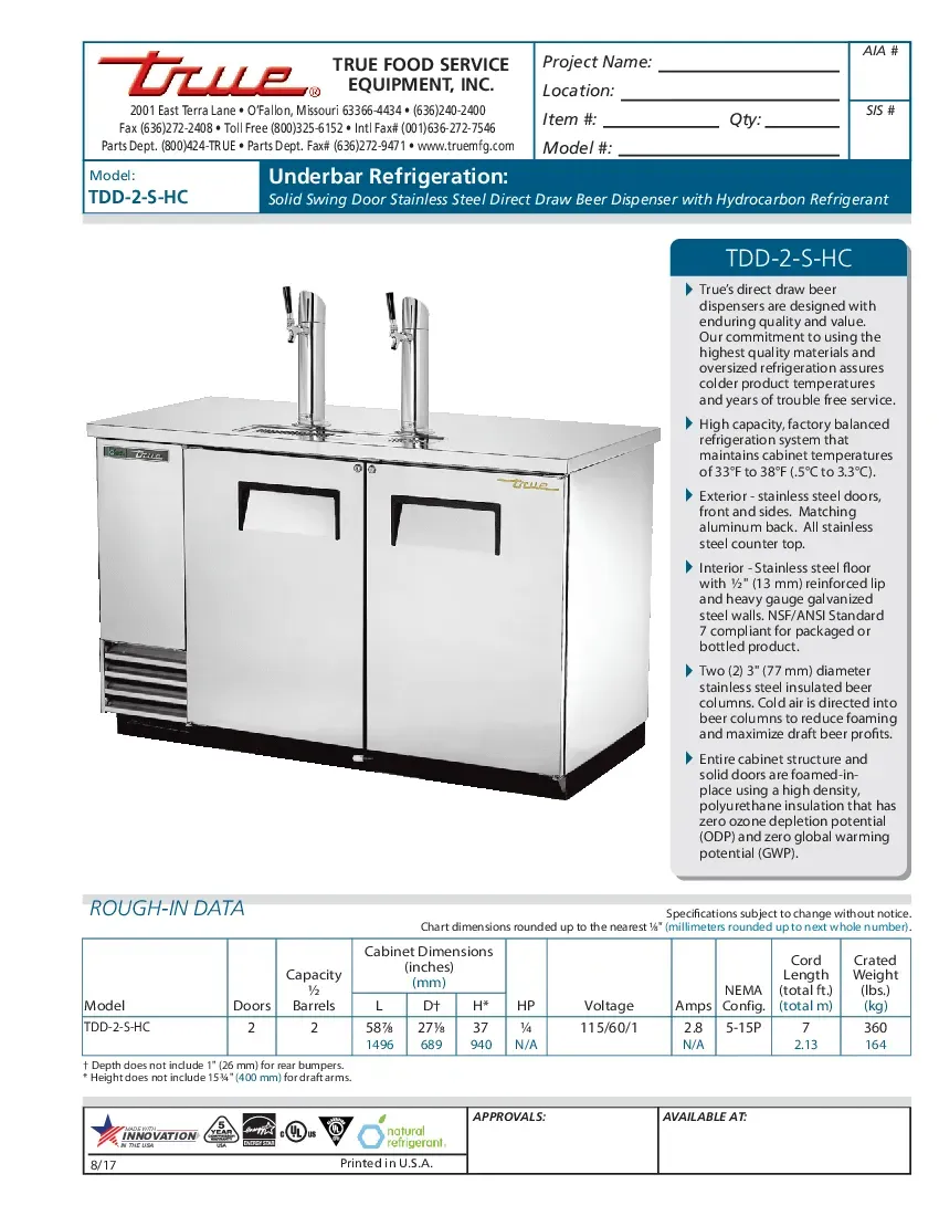 true-manufacturing-tdd-2-s-hc-draft-beer-cooler-115v-58-88-w-solid-hinged-d-2607260ee08n.pdf