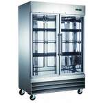 Adcraft - Admiral Craft Equipment, USRF-2D-G, Refrigerator 2 Door