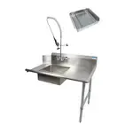 BK Resources , BKSDT-60-R-P3-G, Dishtable, Soiled