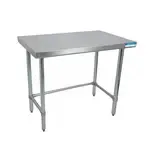 BK Resources , CVTOB-2424, Work Table,  24" - 27", Stainless Steel Top