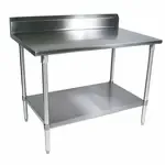 BK Resources , CVTR5-3630, Work Table,  36" - 38", Stainless Steel Top