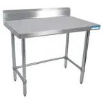 BK Resources , CVTR5OB-8424, Work Table,  73" - 84", Stainless Steel Top