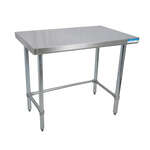 BK Resources , VTTOB-4830, Work Table,  40" - 48", Stainless Steel Top