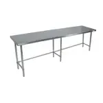 BK Resources , VTTOB-9630, Work Table,  85" - 96", Stainless Steel Top