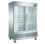 Dukers USA , D55R-GS2, Two Glass Door Refrigerator