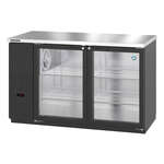 Hoshizaki , BB59-G, Bar Refrigerator, 2 Swinging Glass Doors