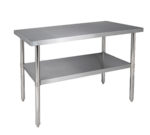 Klingers Trading , 16GA-AST2472, Work Table,  63" - 72", Stainless Steel Top
