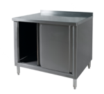 Klingers Trading , BCB3060-W/SHELF, Work Table, Cabinet Base Sliding Doors