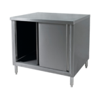 Klingers Trading , CB2472, Work Table, Cabinet Base Sliding Doors