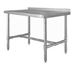Klingers Trading , HBST1860, Work Table,  54" - 62", Stainless Steel Top