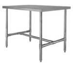 Klingers Trading , HST3072, Work Table,  63" - 72", Stainless Steel Top