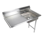 Klingers Trading , UDT48L, Dishtable, Soiled, Undercounter
