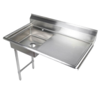 Klingers Trading , UDT48R, Dishtable, Soiled, Undercounter