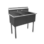 Serv-Ware BS2-1818, Sink, (2) Two Compartment