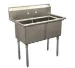Serv-Ware E2CWP2424, Sink, (2) Two Compartment