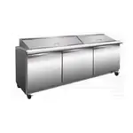 Serv-Ware SP72-27M-HC, Refrigerated Counter, Mega Top Sandwich / Salad Unit