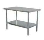 Serv-Ware T2424CWP-3, Work Table,  24" - 27", Stainless Steel Top